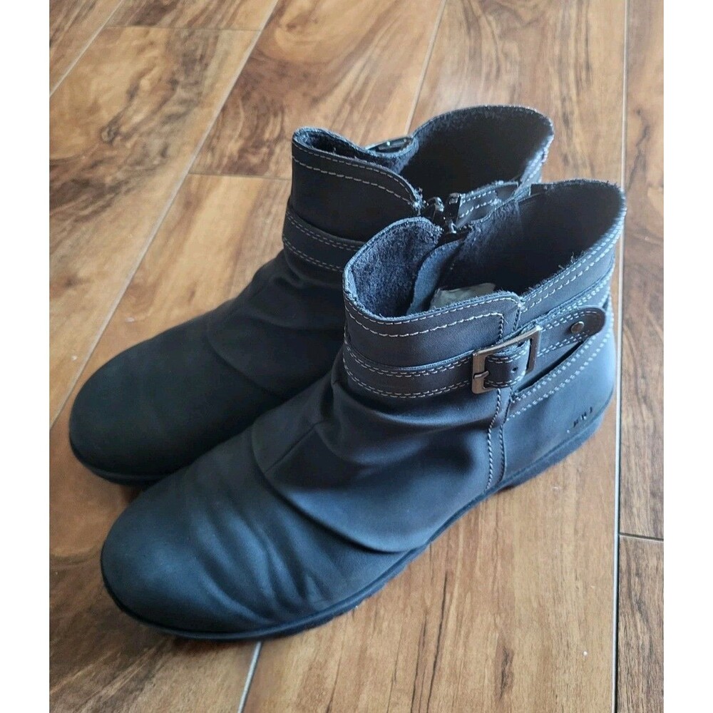 JBU by Jambu Womens Betsy Water Resistant Ankle Bootie Black Size 9 B3BSY01